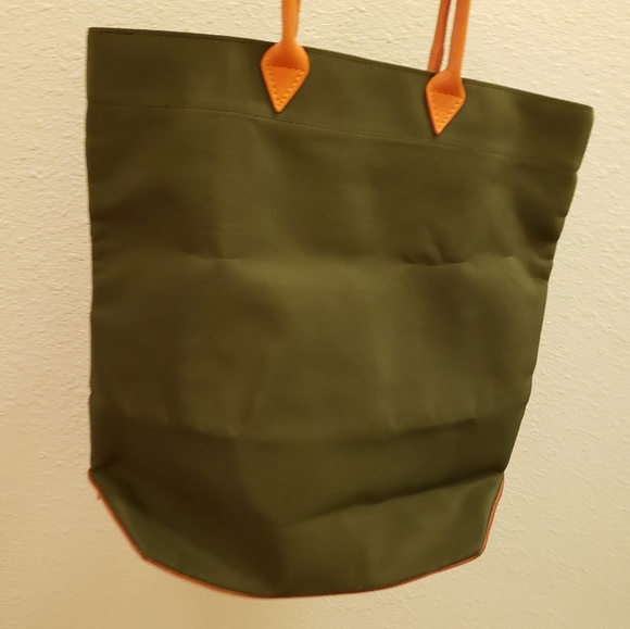 Fatta Fabbrica Italiana Foldable Olive  Handbag - Picture 10 of 10